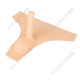 Men's Transparent Latex Underwear Sexy Belt Thong Men's Sexy Underwear Yiyang Pants Bag Flesh Color