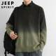 JEEP SPIRIT Jeep Sweater Men's Sweater Men's Jacket Men's Winter Base Shirt Warm Casual and Holiday Two-Piece Clothes
