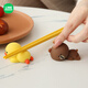 Manchaojia LINEFRIENDS chopstick holder cartoon creative personality household chopstick holder cute public dinner dining silicone small ornaments full series of 4 chopstick holders
