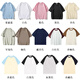MDlila《两件装》情侣装夏季衣服短袖t恤套装一男一女宽松上衣班服定制 男白+女白-两件装 2XL 男+女M