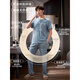 Feimaibo Men's Pyjamas Coton Coton Coton Colonge à manches courtes Pantalons de plein air décontractés pour les hommes Coton de grande taille de Coton de grande taille HD3523 MEN L