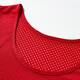 Kelme Football Training Vest Grand Mesh Breathable Team Gif Gest Team Uniform peut être personnalisé rouge et blanc XL