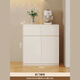 Guisenbao (GUISENBAO) solid wood side cabinet cupboard storage tableware cabinet kitchen cabinet combination cabinet cream style storage cabinet multi-layer finishing cabinet solid wood white A style 80cm double door side cabinet (deposit)