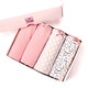 
Die Anfen 4-pair underwear for women, cotton sweet ladies, high waist belly-closing lace shorts for women 13118 13118 Pure powder + pure powder + floral + print XL (2 feet 2-2 feet 4)