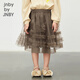 jnby by JNBY江南布衣童装网纱短款半身裙花边可爱公主裙春女童儿童1O1D12240 216/腊粉驼色 140 cm