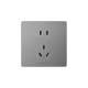 Bull G37 series starry sky gray wall switch socket panel 86 type 16A with USB one open five holes dual control one open single control
