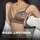 
JERRIE MOCK summer thin markless underwear for women, small breasts gathered and closed, anti-sagging adjustment bra, lace sexy bra, 22W4865 gray purple set, 80/36ABC [water drop cup about 1cm]
