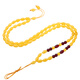 Emperor Xuan natural beeswax amber necklace sweater chain pendant hanging rope chicken oil yellow round bead bracelet with chain men and women accessories No. 1 bead chain 7*70