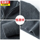 Hengyuanxiang 100 pure wool casual lapel zipper cardigan winter thickened middle-aged men's wool knitted jacket Black DY87558 XL (175)