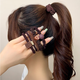 Ye Feili 5-piece Korean style rubber band headband, elegant simple hair accessories for women, high ponytail hair rope, high elasticity and high-end sense headband.
