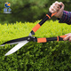 Guxiang gardening scissors, pruning shears, hedge scissors, lawn scissors, thick branch scissors, orange thickened flat handle scissors (non-retractable)