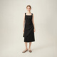Fan Silan French temperament fashionable design sleeveless dress for women in summer 2024 new 24FS12128 temperament black XL