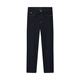 Qipai wool-containing jeans men's spring and autumn thick composite velvet warm casual versatile straight-leg men's pants