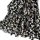 
Shanidoluo large size women's fat mm summer clothing new product loose small daisy print fat man slim dress 15902 black XL recommended 110-130Jin [Jin equals 0.5 kg] to wear