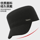 Woodpecker middle-aged and elderly men's winter flat-top hat plus velvet and thickened ear protection to keep dad, old man and grandpa duck-billed hat