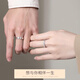 MZMZ platinum ring eternal love pt950 platinum couple ring engagement birthday anniversary gift for girlfriend luxury model-platinum ring
