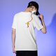 Denon supreme short-sleeved T-shirt for men and women Chinese style brand summer loose national trend lion embroidered cotton top men's T-shirt T694 lion white M