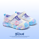 Disney Children's Shoes Niñas Snakers de primavera y verano Shoes al aire libre transpirables niñas Gradiente DST1210 Light Purple 29