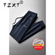 TZXT light luxury pure cotton casual sports pants men's loose spring and autumn new business large size plus velvet thickened leggings sweatpants trendy navy spring and autumn 3XL