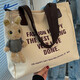 Pull-back canvas bag female college student tote bag new large-capacity shoulder bag handbag class women's crossbody bag khaki [rabbit pendant]