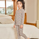 
Lilizi Lilizi autumn clothes and autumn pants children's pajamas modal cotton women's boneless inner wear thin thermal underwear set M3892 (180g thin) 180cm (recommended 165-170cm)