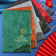 Faramon Style China Notebook de alta calidad Caja de regalo A5 National Trend Notepad Regalo Regalo de alta gama para maestros y compañeros de clase Souvenirs Company Regalo Custom Ocher Brown
