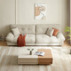 
Quanyou Home Cream Style Fabric Sofa Living Room Small Apartment Direct Cat Claw Cloth Yunduo Sofa Bedroom National Subsidy