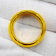 Erxi gold ring for men and women pure gold 999 glossy surface loach back thick thin wall atmospheric fashion trendy gift giving width 1 cm 50g leave a message circle number when placing an order, return and replenish according to the physical gold