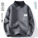 Boledi Winter estudiante de secundaria de 12 años de secundaria Big Children's Collar Sweater engrosado 13 suéter de niños 15 Séter adolescente R9905 Brown (con terciopelo) de alta calidad 160 m (recomendado 75-98 Jin [Jin iguala 0.5 kg])