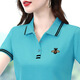 T-shirt à manches courtes pour les femmes avec un nouveau polo de revers lâche en été neuf. Chemise Sports Body 671 Royal Blue Polo 2xl Recommandé 115-125 Jin [Jin est égal à 0,5 kg]