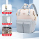 Bonaling Mama -Baby -Ausflug 2025 Rucksack und Milchbag Multifunktionaler Großkapazität Mode Mama Baby Rucksack Mamme Tasche [Blau]