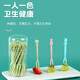 Dipur disposable fruit fork set fruit pick plastic cute household fruit cake dessert fork snack small fork