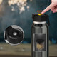 Nuobaifen Magnetic Bomb Tea Wasserabteilung Teetasse hochwertige große Kapazität Wärme Tasse im Freien Gesundheit Teetasse T3523 Zitronengelb 750 ml