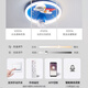Menghu boy and girl room lamps children bedroom creative astronaut 360 degree shaking head 6-speed wind speed smart fan light 9195 astronaut fan-offline smart voice