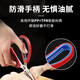 Wang Mazi multifunctional stainless steel scissors, home office, non-slip, daily scissors, can hold walnuts, civilian scissors, large, thickened steel