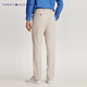 TOMMY HILFIGER [twill micro texture] Men's poplin business straight half elastic waist trousers casual trousers 32819 off-white AEV - straight version - poplin - normal shot 32 (2.5 feet)