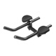 CLCEY bicycle road bike TT triathlon medium and long-distance split handlebar aluminum alloy rest bar equipment split rest handlebar A + black handlebar tape