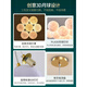 宰搂#LED客厅主灯饰餐厅北欧创意油风吊灯卧室吸顶灯具全屋组合 9734-黑色7头三色变光-彩球12CM
