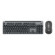 
Logitech (Logitech) preferred series K865 mechanical keyboard Wireless Bluetooth dual-mode keyboard (K845 upgraded model) 104 key full size Gaming business office keyboard and mouse set K865 graphite black + M750 M black