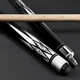 INVUI billiard cue big head Chinese style black 8 cue nine cue American big head split billiard cue double section Z-02
