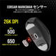 Corsair Japan Direct Mail Nouvelle souris de jeu filaire/sans fil Capteur optique léger à faible latence Fonctionnement rapide et précis KATAR Elite Wireless Noir RVB