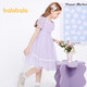 BALABALA children's dress, girl's skirt, children's clothing, summer clothing, medium and large children's mesh, sweet and elegant 208222111025