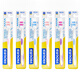 
Frog (FROG) Adult Toothbrush Set 615 Series 6 Packs Medium-Brilled Soft Bristle Toothbrush Applicable to Men and Women Couples