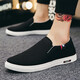 Zapatos de lona de siglo rojo y verde zapatos de trabajo suave y transpirable para hombres zapatos blancos de moda y versátiles zapatos perezosos zapatos casuales f08 blanco 42