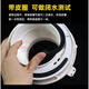 PVC pre-embedded eccentric adjustment water stop casing 110 anti-leakage secondary leakage direct water processor pipe fittings 110 with rubber ring and cover 10 cm national standard