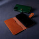Huahu (Hanatora) iPhone 16 / 15Promax Mobile Phone Case en cuir Flip Apple 15/14/13 / Plus Case de téléphone mobile Lute Luxury Cuir de luxe Étui haut de gamme Business Busine.