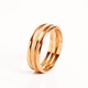 Dragon Girl Titanium Steel Drei Leben Drei Welten gefrostete Index Finger Ring Frauen koreanische Version Einfacher vegetarischer Kreis Paar 687 Silber Nr. 8