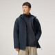 Jack Wolfskin Wolf Claw Jacket Men's Windproof and Waterproof Fleece Three-in-One Jacket 5031031 Royal Blue/Size Large
