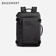 
BAGSMART backpack for traveling and warehouse backpack for men traveling on business trips, large capacity, multi-functional business and casual schoolbag, computer bag, women, classic black (standard version, suitable for 1-3 days of travel)