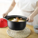 SUPOR casserole soup pot ceramic stew casserole pot stew pot clay pot rice household health stone pot crock pot clay pot special for open fire [4-6 people use] 4.5L